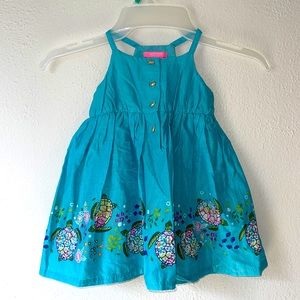 🆕NWT Isaac Mizrahi New York Hawaiian Turtle Dress